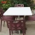 Import Marble cheap fast food dining table, cheap price marble cafe table chair set from China