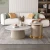 Import marble coffee table luxury coffee tables italian style coffee and side table from China