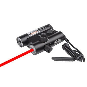 Marcool Tactical Light LED Gun Weapon Flashlight and Red Laser With Remote Pressure Switch Controller