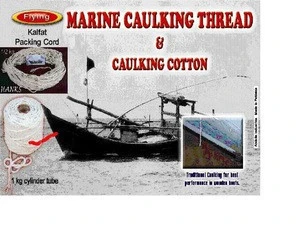 Marine Caulking Cotton Thread & Caulking Cotton for Wooden Boat builders ship chandeliership chandler
