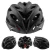 Import Matte black led bicycle helmet breathable bike helmet with light from China
