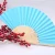 Import Meilun custom printed folding hand fan, Handmade custom chinese traditional paper silk fabric hand fan bamboo craft from China