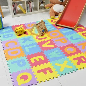 Meitoku letters interlocking foam mat , baby crawling mat , puzzle play mat