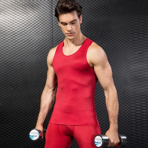 Mens Fitness Sports Wear Outdoor Sets Gym Clothing Sports Vest Training