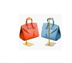 Metal Handbag Rack Display Single Side Adjustable Handbag Display Stand, Handbag Display Rack, Metal Display Rack