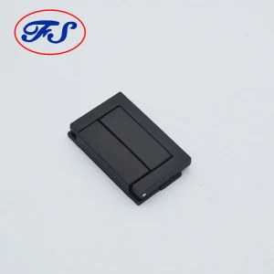 Metal Zinc alloy lock handbag hardware Lock and Latch black FS1082
