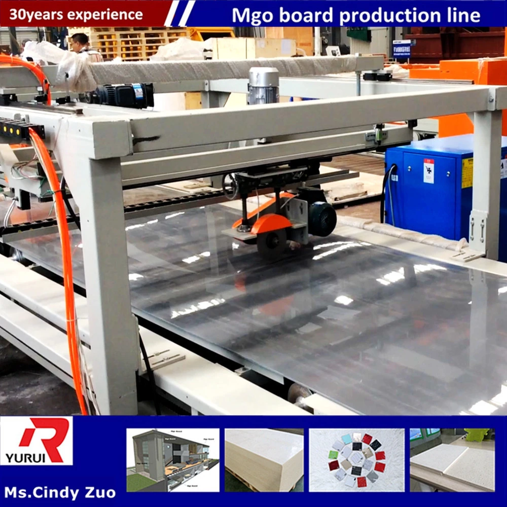 mgo board making machine with advanced processing/modern construction lightweight mgo board production line