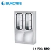 Middle Two-Piece Appliances Cabinet Metal Document Cupboard For Hospital