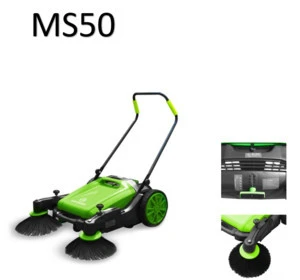 MINI Manual Hand Push Industrial Street Road Floor Cleaning Sweeper machine MS50