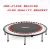 Import Mini Trampoline Cardio Home Rebounder Exercise Fold Fitness Trampoline With Adjustable Handrail from China