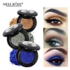 Miss Rose Diamond Glitter Eye shadow 27 Colors Single Palette  Shimmer Metal Eye Shadow Shine Pigment glow cream