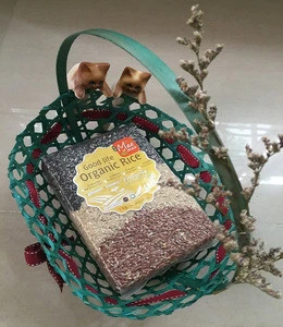 Mixed Thai Rice Natural Brown Rice , Black Rice , Red Jasmine Rice Organic Rice For Health And Beauty Pack in Vacuum Bag