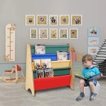 Modern Bookcase Wooden 5-shelf Bookshelf Multifunctional Book Organizer Storage Shelves For Home Office