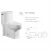 Import Modern Ceramic Dual Flush one piece sanitary ware toilet with Soft Closing Seat from China