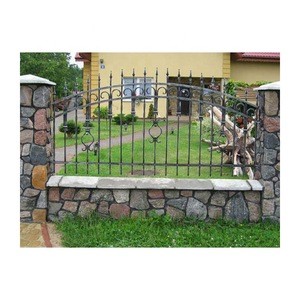 Modern Decorative models of gates and iron fence designs for garden/white wrought iron fence