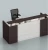 Import Modern design office furniture reception desk with MFC veneer freestanding office worktop from China
