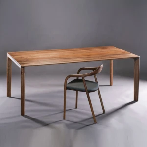Modern Designer Walnut Restaurant Table Wooden Table Design Desk Conference Table