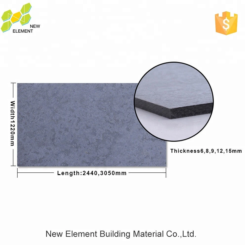 Modern Exterior Wall Cladding Fire Rated Water Proof Fiber Cement Board