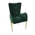 Import Modern New Design Hotel Restaurant Living Room Accent Arm Chairs Modern Velvet Fabric Metal Legs Leisure Dining Chair from China