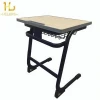 Modern School Furniture Student Single Desk And Chair set for sale
