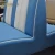 Import Modern Sea Themed Restaurant Furniture Supplier Blue And White Leather Booth Sofa from China