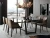 Modern Style Set Home Furniture Rectangle Marble Dining Table