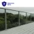 Import Modern tempered side mounted flutted staircase railing glass floor mounted glass railing from China