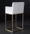 Import Modernist Stainless Steel Frame Fabric Club Bar Stool from China