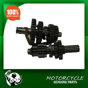 motorcycle engine parts assembly main and counter shaft