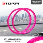 Motorcycle Rims 17 Pink Panther Aluminium alloy Motorcycle 36 Holes Spoke Wheel Rims STORM Model Premium 1.4 inch