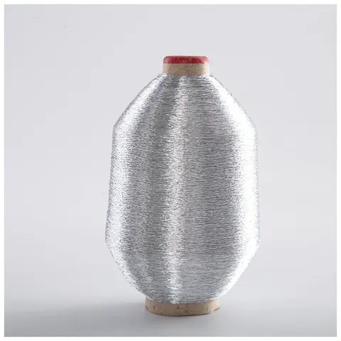 MS Ribbon Gold Silver Threads Garment Lace Textile Ribbon Accessories 600D Round Threads