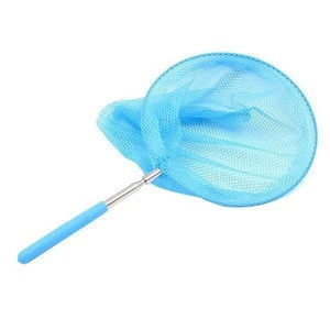 Multi Color Stainless Steel Telescopic Butterfly Fishing Net For Children Catching Insects