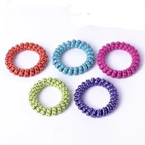 Multi-color Telephone Wire Cord Elastic Hair Band