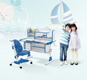 multi function children study table and chair adjustable table height