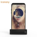 Multi-Functional mobile phone holder loudspeaker portable mini audio amplifier/speaker