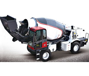 multi-purpose function of loading/stirring/transportation/car washing 7.5 CBM self- loading concrete ready mixer truck