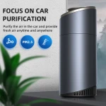 Multifunctional ultraviolet detachable portable car air purifier
