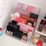 Nail polish display rack acrylic plastic transparent rack nail salon exhibition rack