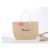 Import Natural color jute fabric custom tote jute promotional shopping bag from India
