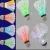 Import New 4Pcs for Lighting Badminton Birdies Dark Night Colorful LED Shuttlecock Hot Sale from China