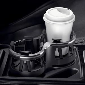 New arrival multifunction detachable adjustable car phone holder dual cup holder