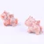 Import New arrivals Hand carved crystal cute unicorns Red gridding crystal carvings from China