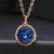 Import New arrives baroque gold filled jewelry crystal healing stones natural quartz druzy rough pendant necklace chain from China