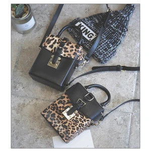 New arriving leopard print women designer handbag fashion messenger bag for wholesale