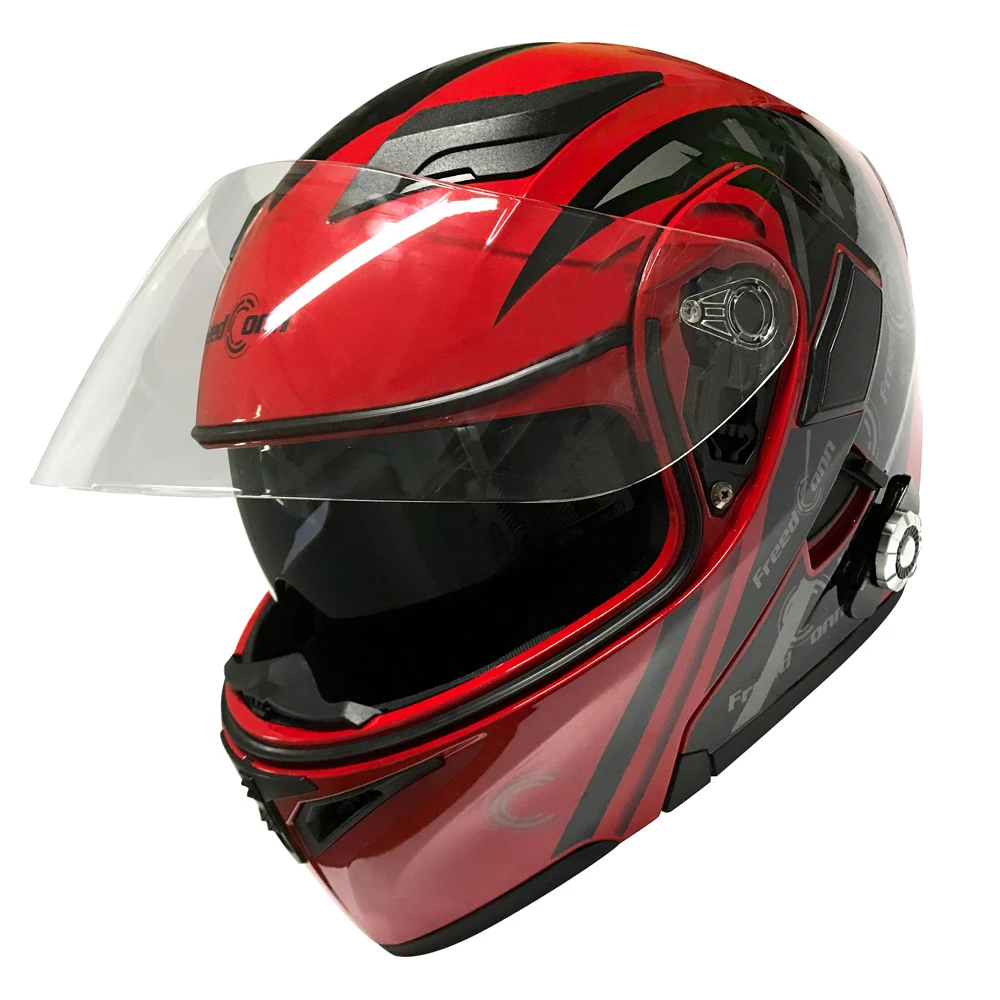 New Casco Full Face Motorcycle Helmet With Built In Bluetooth Intercom 8 Riders Talk At The Same Time