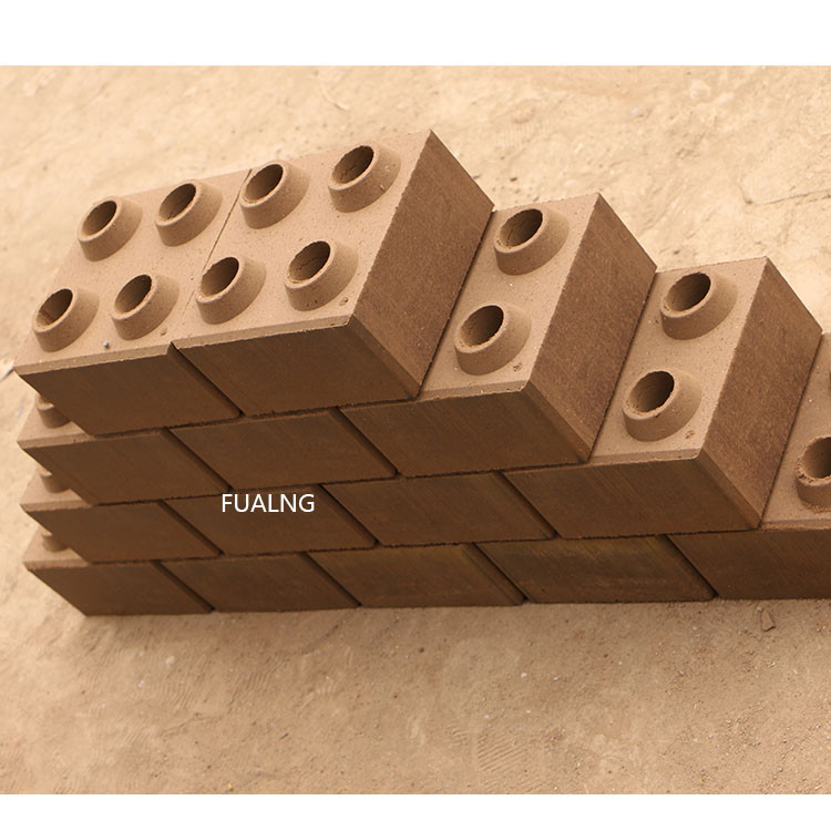 Buy New Design Compressed Earth Soil Cement Interlocking Solid Hollow ...