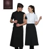 New design cotton/ polyester long sleeve double-breasted chef uniform unisex restaurant hotel bar chef uniform
