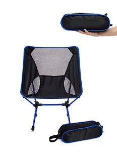 New design foldable Aluminium nylon netting camping chair
