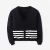 Import New design spring soft navy colour cotton stripes knit cardigan sweater children from China