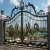 Import New design wrought iron gate Indian house main gate designs for Garden from China